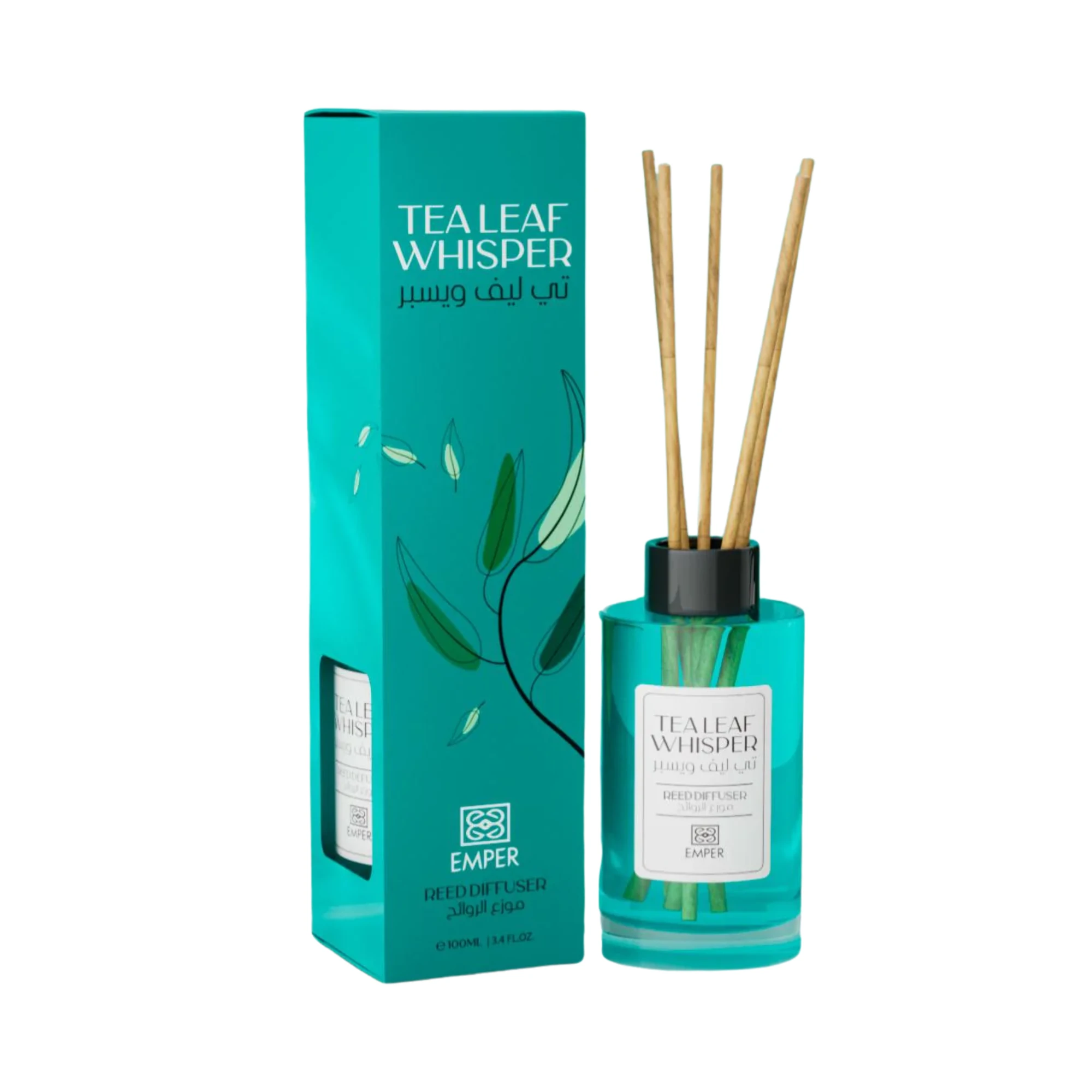 2363782.webp Em Tea Leaf Whisper Reed Diffuser 100Ml - Imagen 1